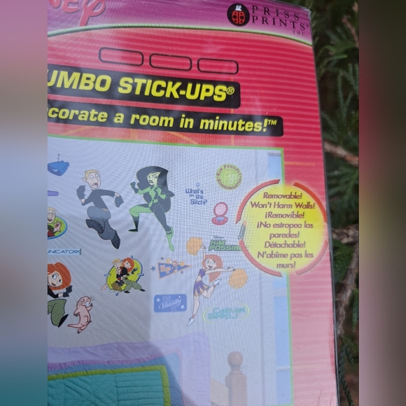 Priss Prints Kim Possible Jumbo Stick Ups #New - Picture 8 of 9